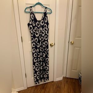 Sleeveless faux wrap knit maxi. Size XL